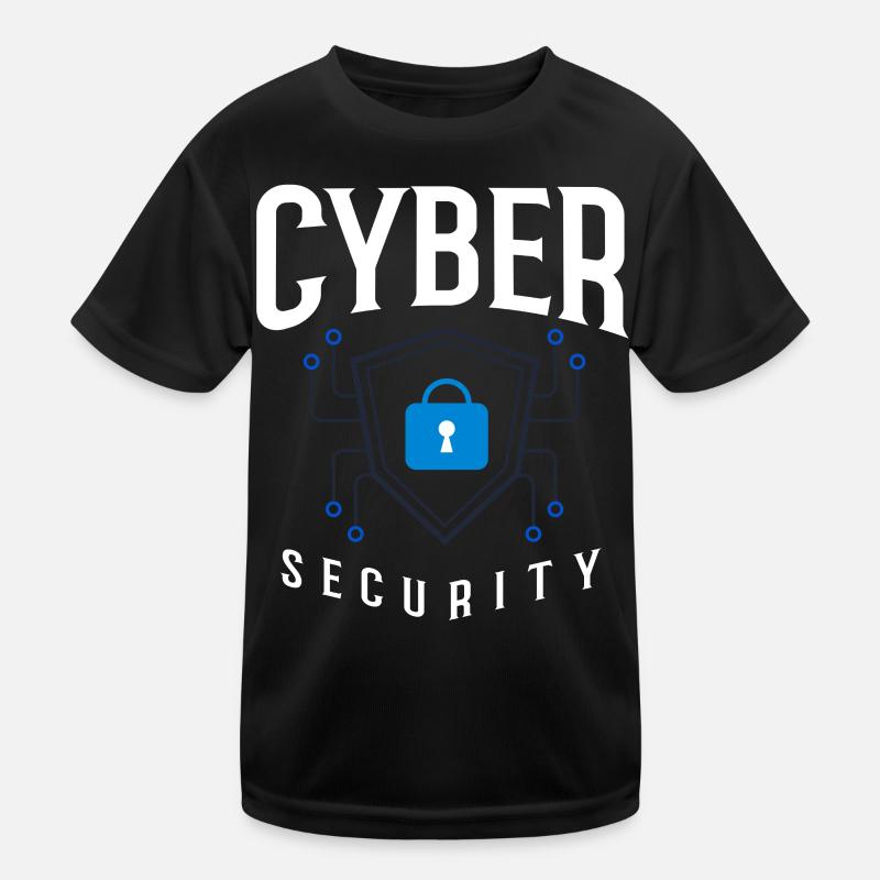 Cyber Security Information Computer Sicherheit Kinder Funktions-T-Shirt