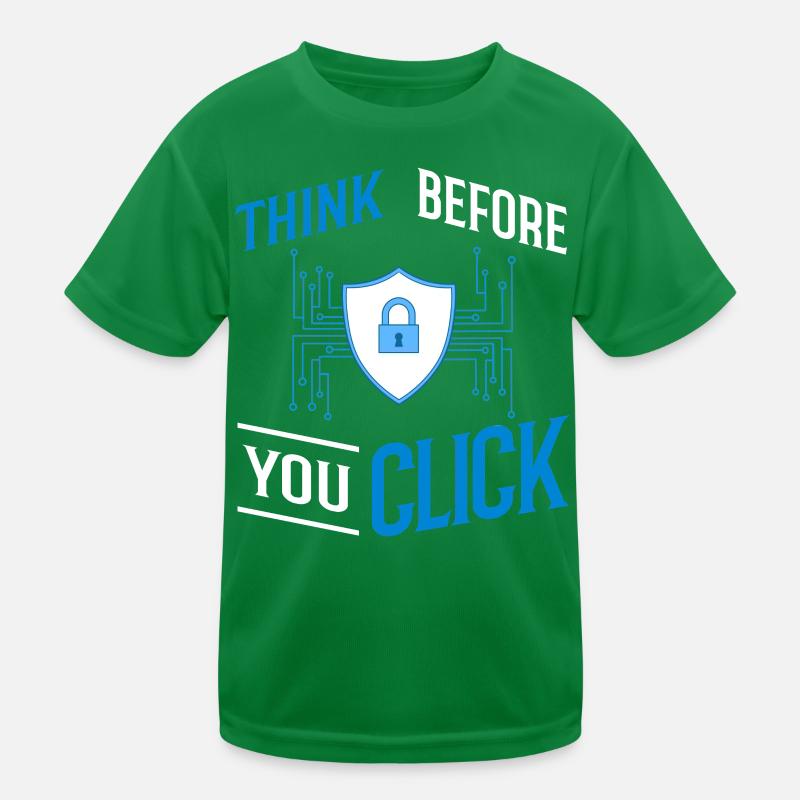 Cyber Security Information Computer Sicherheit Kinder Funktions-T-Shirt