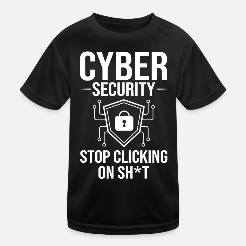 Cyber Security Information Computer Sicherheit Kinder Funktions-T-Shirt