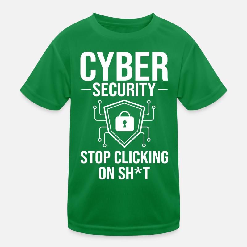 Cyber Security Information Computer Sicherheit Kinder Funktions-T-Shirt