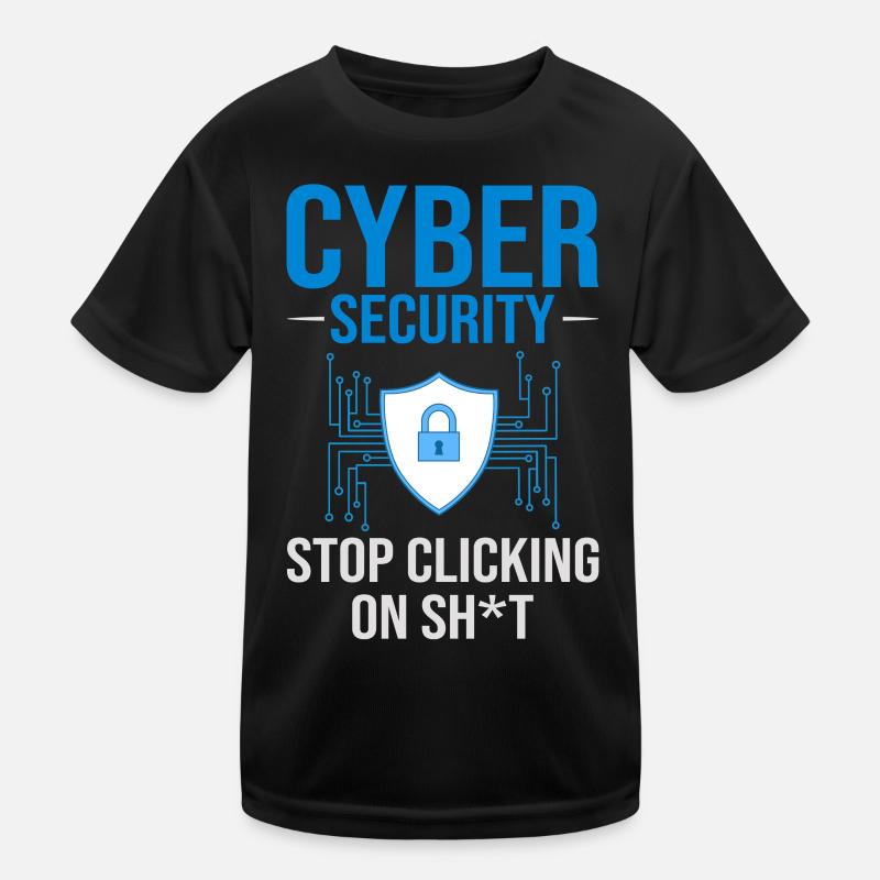 Cyber Security Information Computer Sicherheit Kinder Funktions-T-Shirt