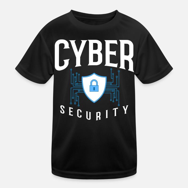Cyber Security Information Computer Sicherheit Kinder Funktions-T-Shirt