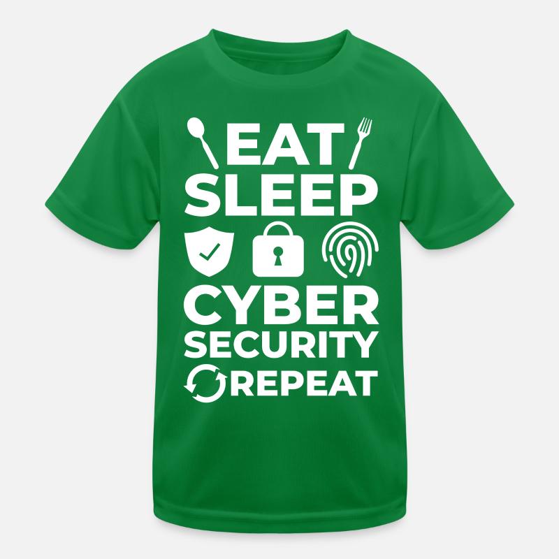 Cyber Security Information Computer Sicherheit Kids Functional T-Shirt