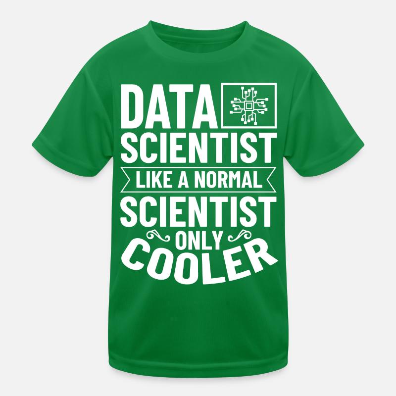 Datenwissenschaftler Data Science Wissenschaft Kinder Funktions-T-Shirt