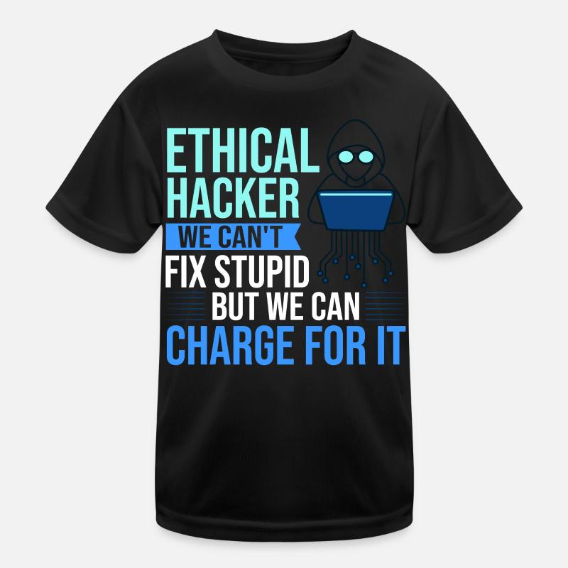 Ethical Hacker Sicherheit Computer Hacking Kinder Funktions-T-Shirt