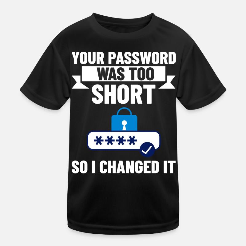 Passwort Hacker Sicherheit Computer Hacking Kinder Funktions-T-Shirt