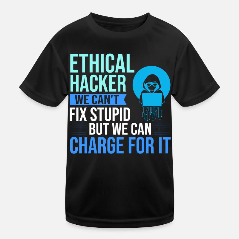 Ethical Hacker Sicherheit Computer Hacking Kinder Funktions-T-Shirt