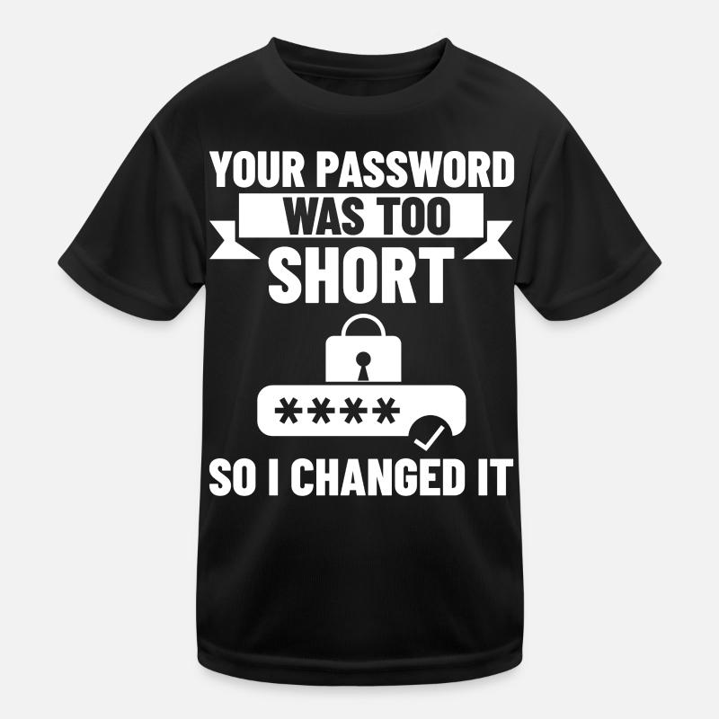 Passwort Hacker Sicherheit Computer Hacking Kinder Funktions-T-Shirt