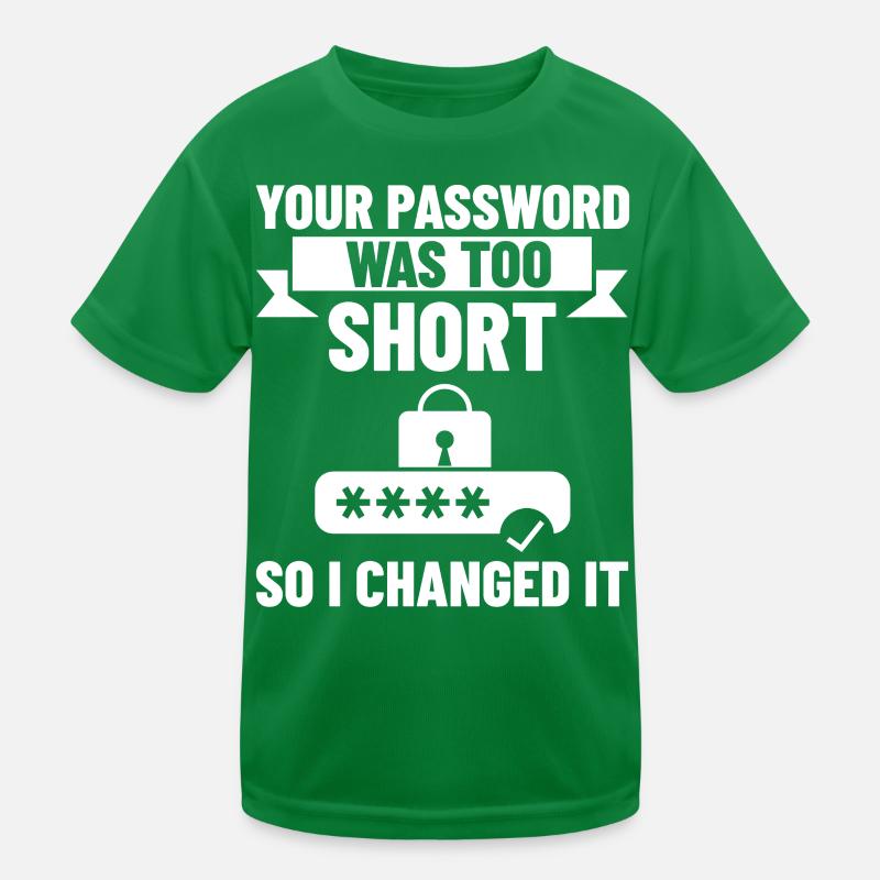 Passwort Hacker Sicherheit Computer Hacking Kinder Funktions-T-Shirt
