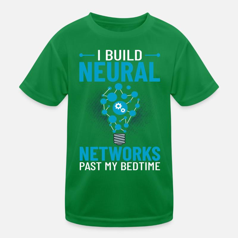 Machine Learning Artificial Intelligence AI Kids Functional T-Shirt