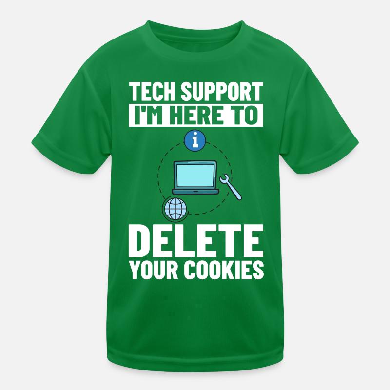 Support technique Assistance technique informatique Helpdesk T-shirt sport Enfant