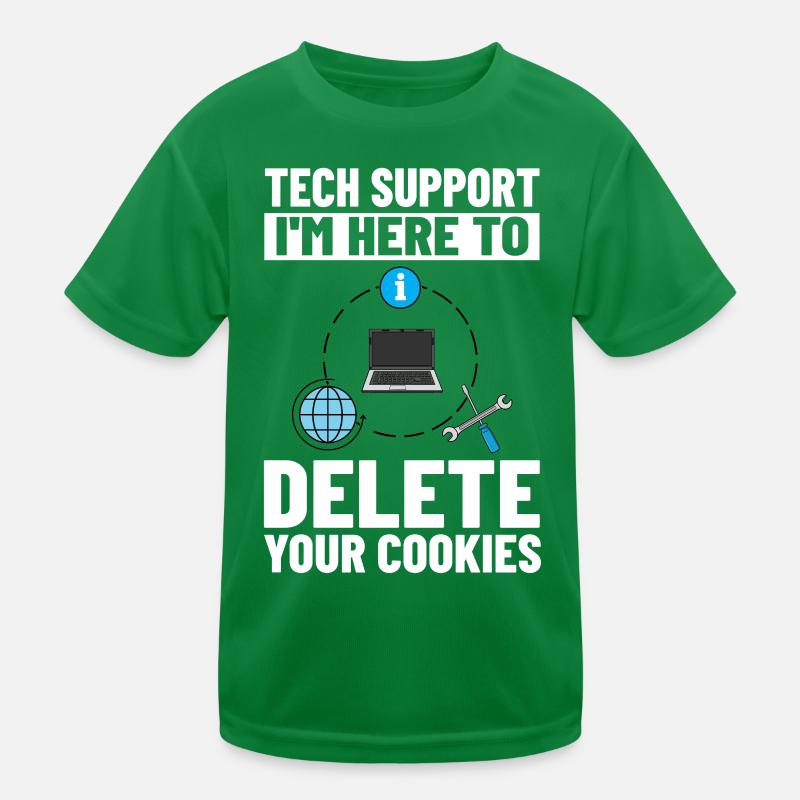 Tech Support IT Technical Assistance Helpdesk Kids Functional T-Shirt