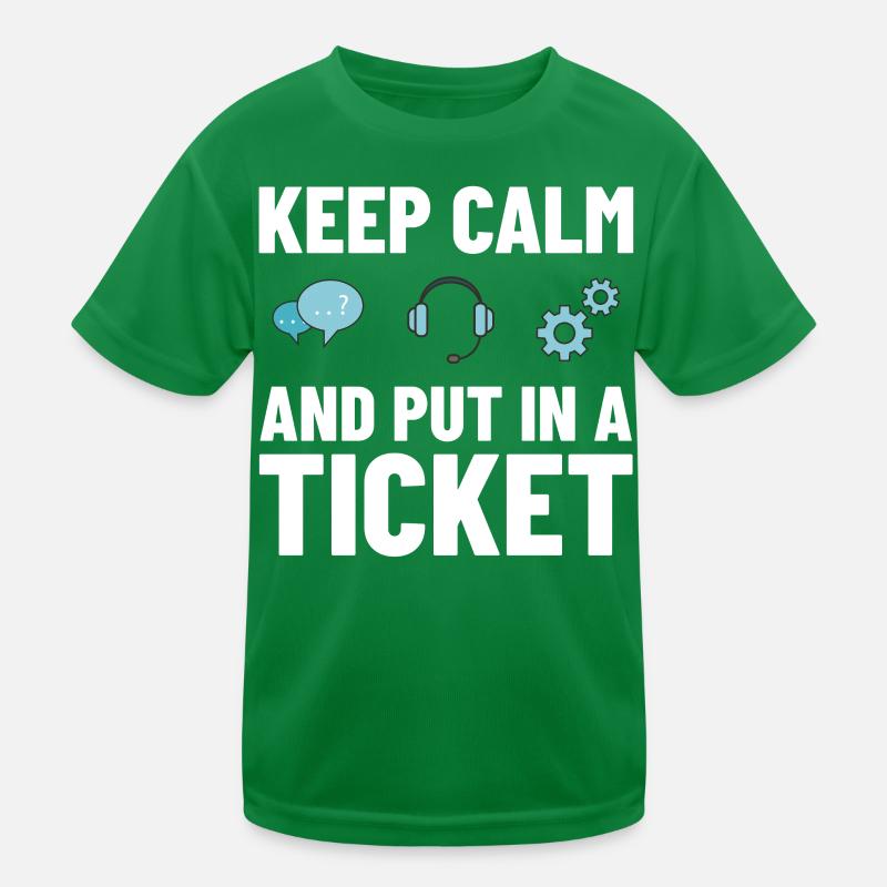 Support technique Assistance technique informatique Helpdesk T-shirt sport Enfant