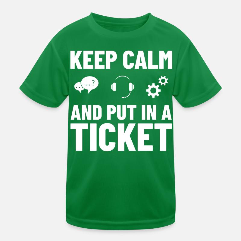 Support technique Assistance technique informatique Helpdesk T-shirt sport Enfant