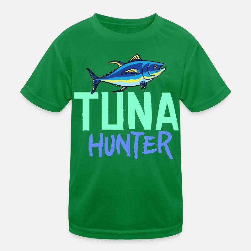 Roter Thunfisch Blauflossenfischer Griechisch Kinder Funktions-T-Shirt