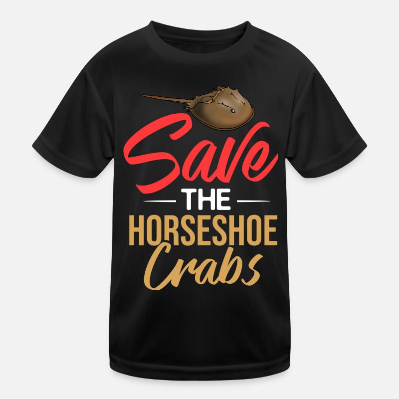 Crabe en fer à cheval Crabe en fer à cheval Crabes des Moluques T-shirt sport Enfant