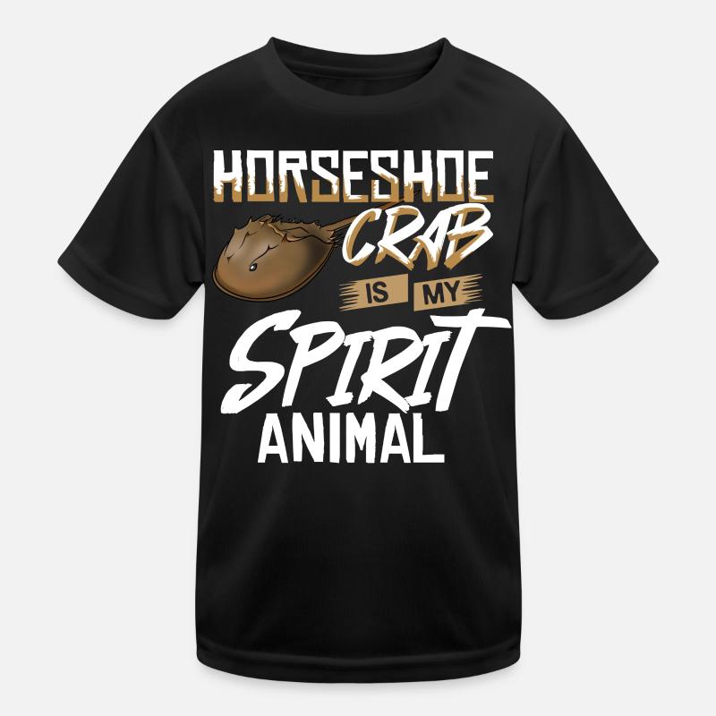 Crabe en fer à cheval Crabe en fer à cheval Crabes des Moluques T-shirt sport Enfant