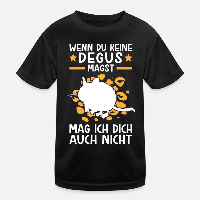Degus nicht mögen Nagetier Chile Degu Kinder Funktions-T-Shirt