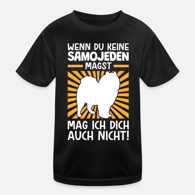 Samojeden nicht mögen Schlittenhund Samojede Kinder Funktions-T-Shirt
