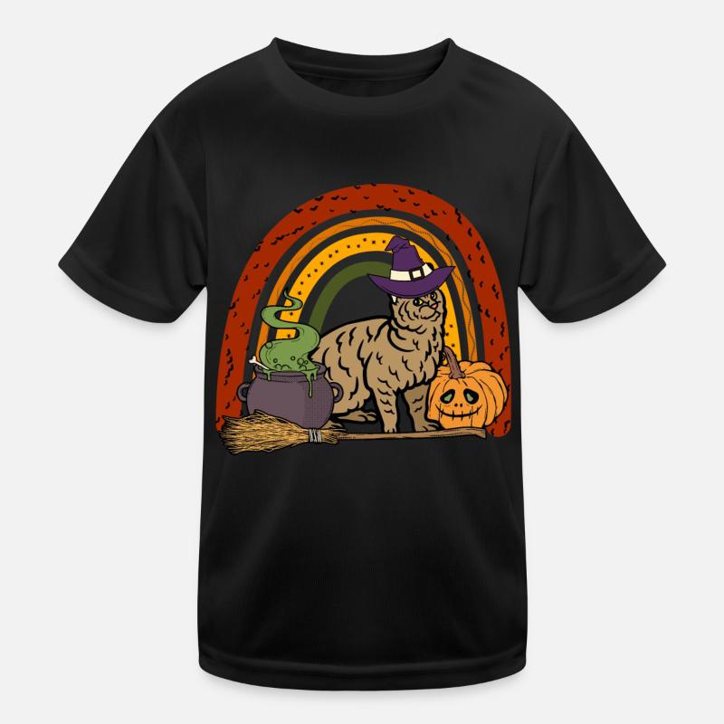Pixie bob Katze Halloween Kinder Funktions-T-Shirt