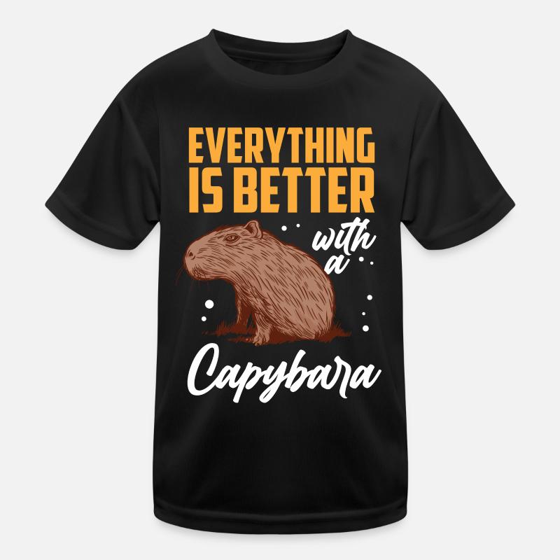 Capybara tout mieux avec capybara T-shirt sport Enfant