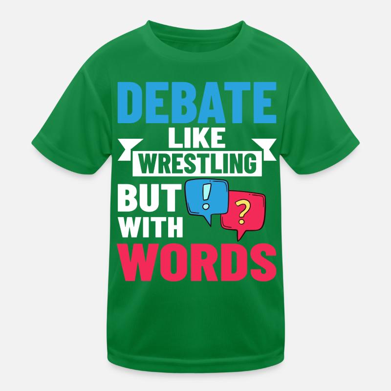 Debate Political Discussion Debate Argument Kids Functional T-Shirt