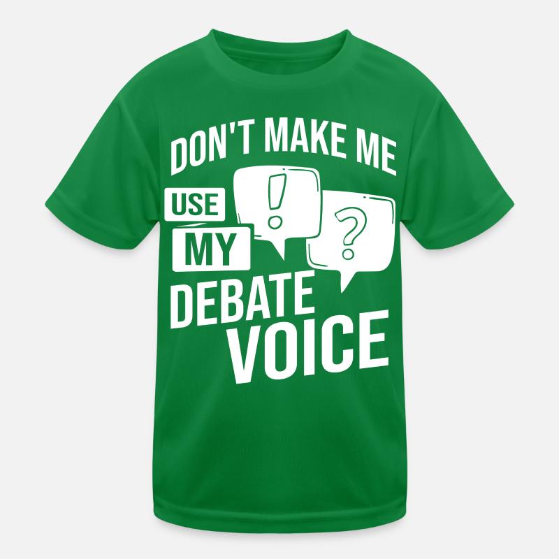 Debate Political Discussion Debate Argument Kids Functional T-Shirt
