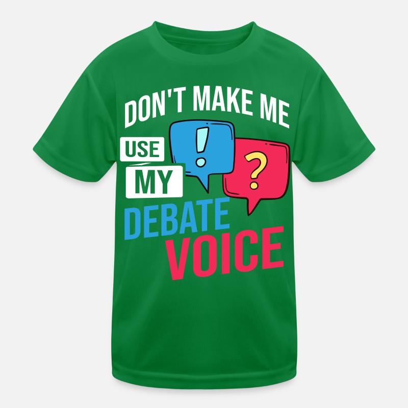 Debate Political Discussion Debate Argument Kids Functional T-Shirt