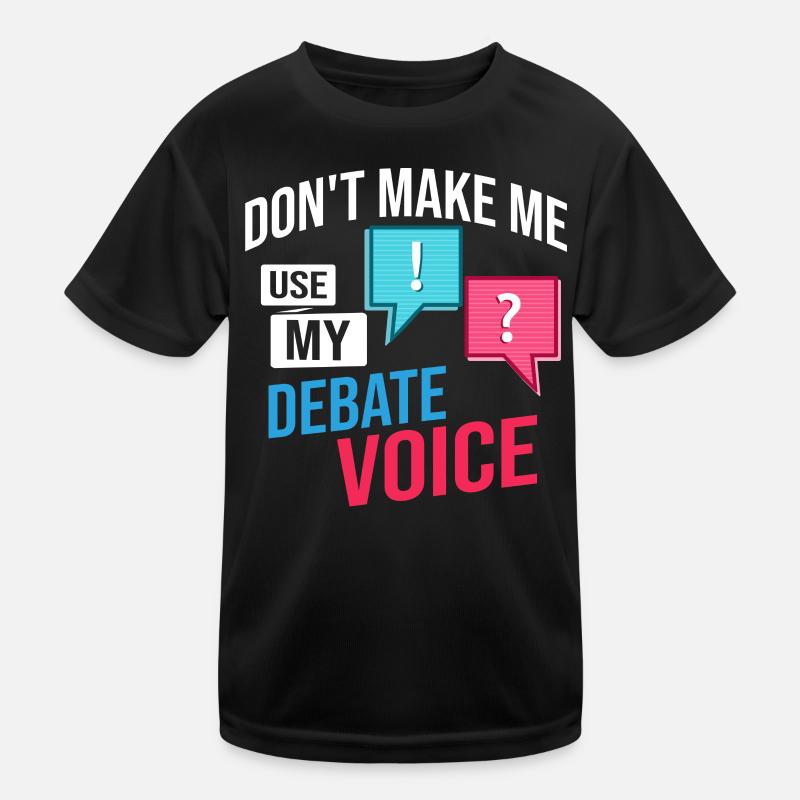 Debate Political Discussion Debate Argument Kids Functional T-Shirt