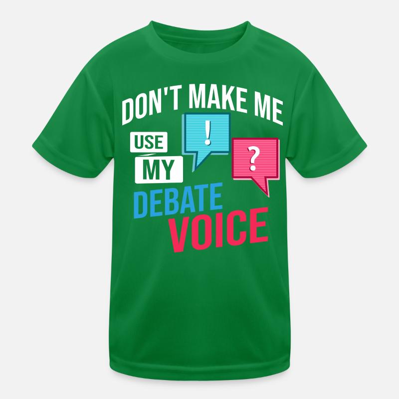 Debate Political Discussion Debate Argument Kids Functional T-Shirt
