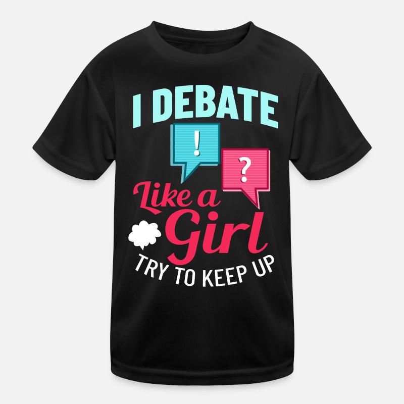 Debate Political Discussion Debate Argument Kids Functional T-Shirt