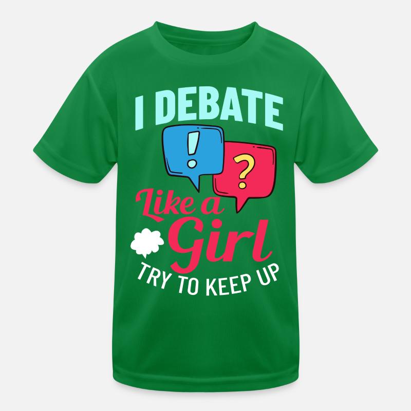 Debate Political Discussion Debate Argument Kids Functional T-Shirt