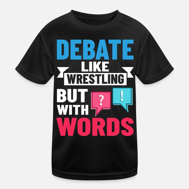 Debate Political Discussion Debate Argument Kids Functional T-Shirt