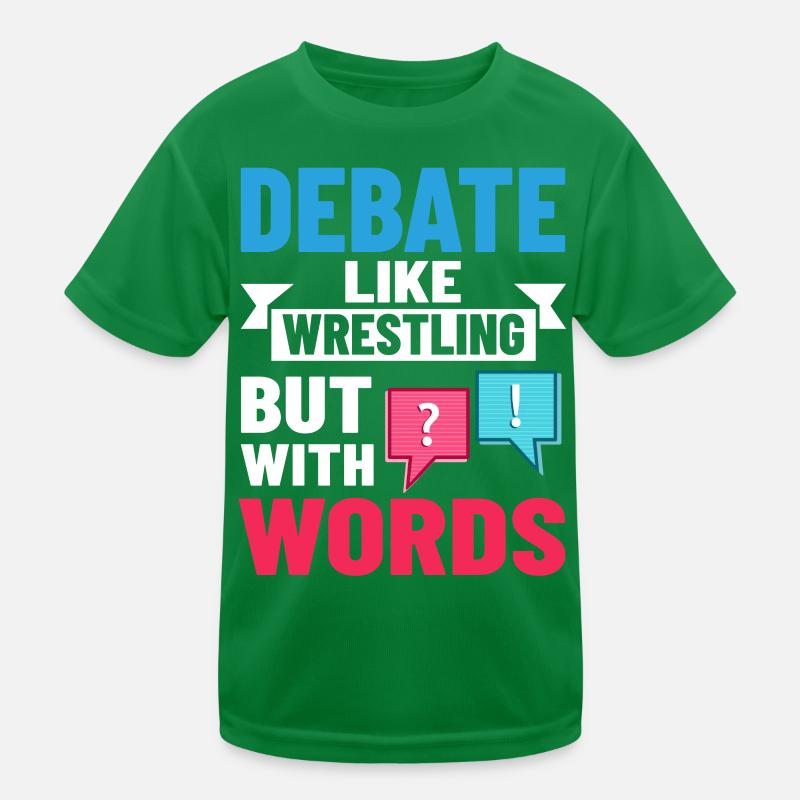 Debate Political Discussion Debate Argument Kids Functional T-Shirt