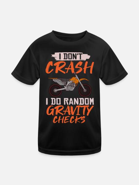 Dirt Bike Motocross Électrique Riding MX Rider - T-shirt sport Enfant - noir - Devant