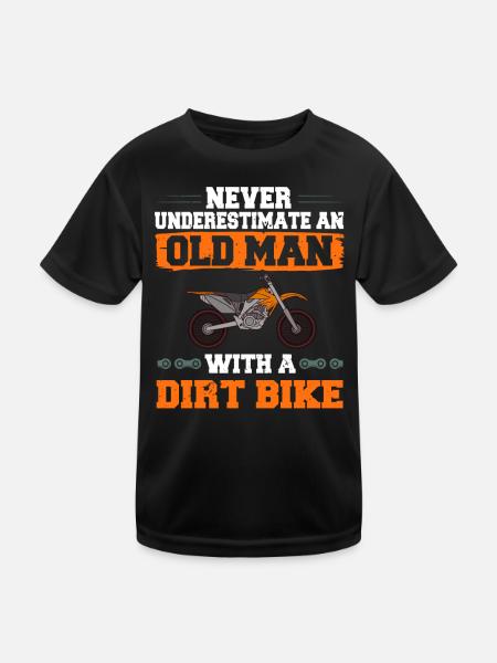 Dirt Bike Motocross Électrique Riding MX Rider - T-shirt sport Enfant - noir - Devant