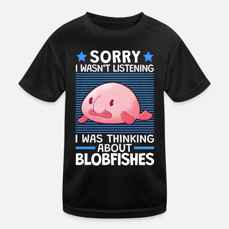 Pensée de mèmes de poissons laids blobfish T-shirt sport Enfant