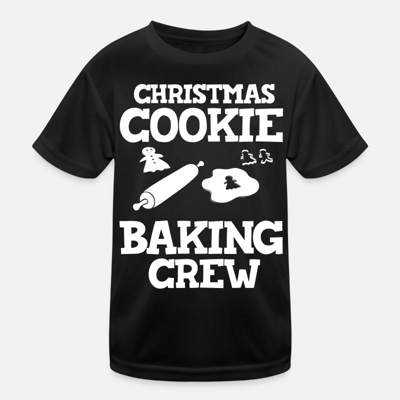 Christmas Baking Cookies Cookies Gingerbread Kids Functional T-Shirt