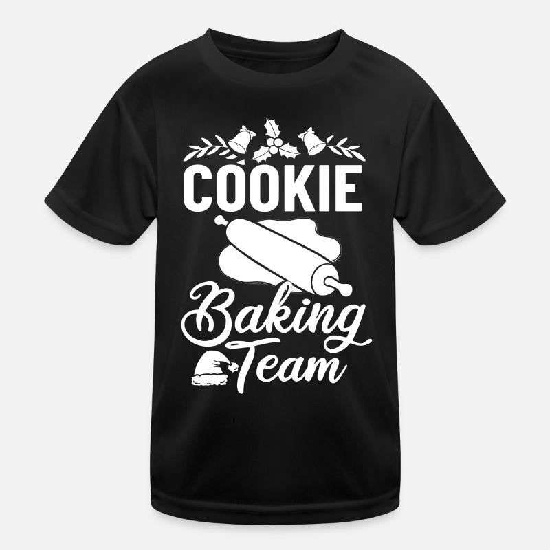 Christmas Baking Cookies Cookies Gingerbread Kids Functional T-Shirt