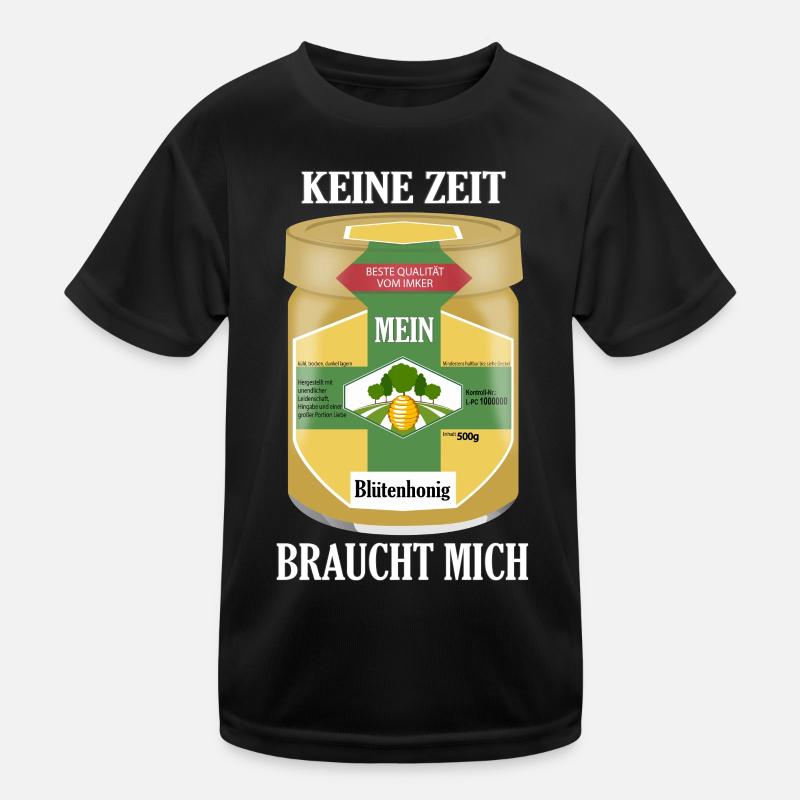 Imker Lustiger Spruch Mein Honig Braucht Mich Kinder Funktions-T-Shirt