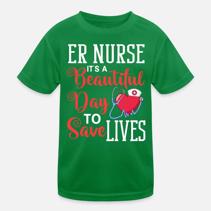 Notaufnahme Notfall Krankenschwester Erste Hilfe Kinder Funktions-T-Shirt