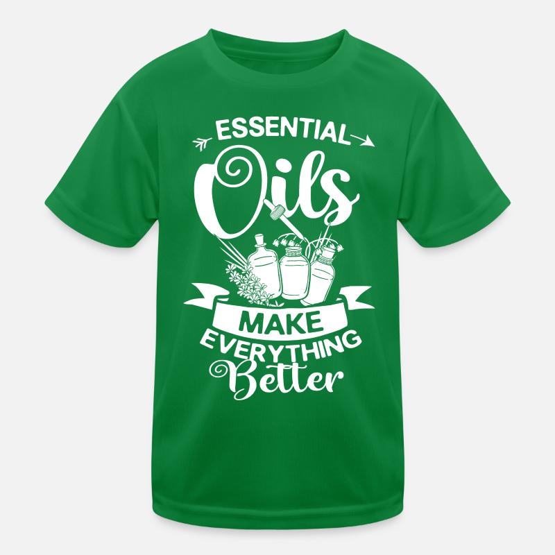 Diffuseur d’huiles essentielles Plantes d’aromathérapie T-shirt sport Enfant