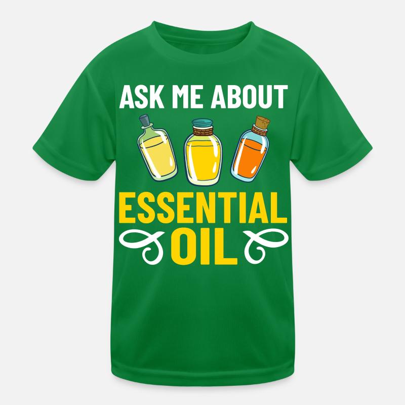 Ätherische Öl Diffusor Aromatherapie Pflanzen Kinder Funktions-T-Shirt