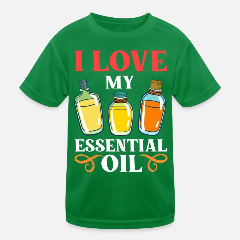 Ätherische Öl Diffusor Aromatherapie Pflanzen Kinder Funktions-T-Shirt