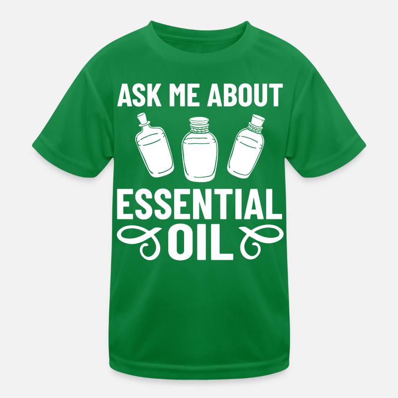Ätherische Öl Diffusor Aromatherapie Pflanzen Kinder Funktions-T-Shirt