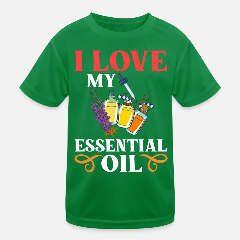 Ätherische Öl Diffusor Aromatherapie Pflanzen Kinder Funktions-T-Shirt