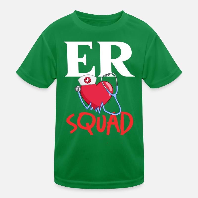 Emergency Room Emergency Nurse First Aid Kids Functional T-Shirt