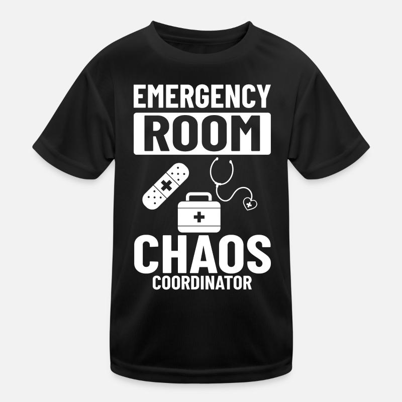 Emergency Room Emergency Nurse First Aid Kids Functional T-Shirt
