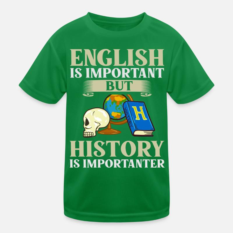 History Teacher Lesson Professor Historian Kids Functional T-Shirt