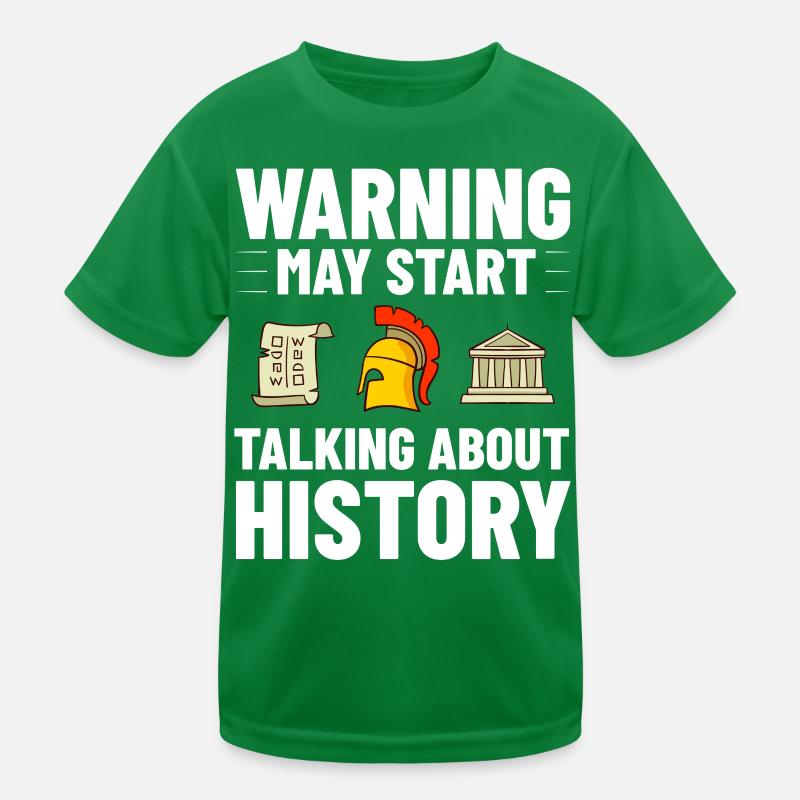 History Teacher Lesson Professor Historian Kids Functional T-Shirt